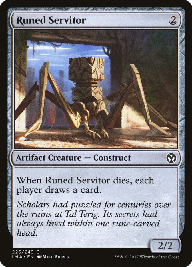 Image for Runed Servitor (226) (Iconic Masters) - Magic: The Gathering