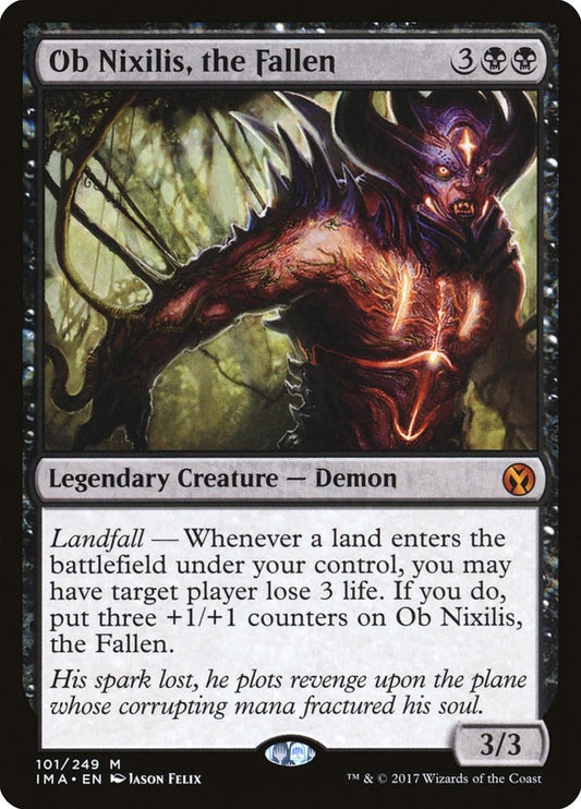 Image for Ob Nixilis, the Fallen (101) (Iconic Masters) - Magic: The Gathering