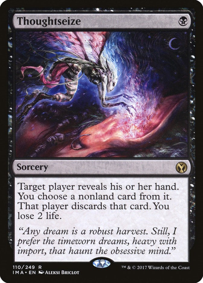 Image for Thoughtseize (110) (Iconic Masters) - Magic: The Gathering