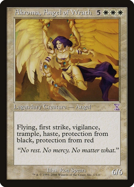 Image for Akroma, Angel of Wrath (1) (Timeshifted) - Magic: The Gathering