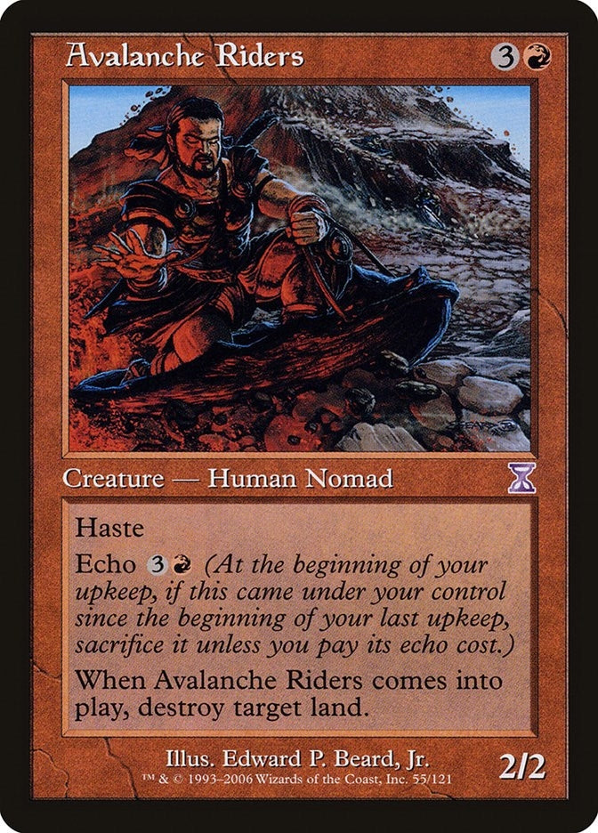 Image for Avalanche Riders (55) (Timeshifted) - Magic: The Gathering