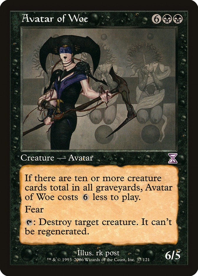 Image for Avatar of Woe (37) (Timeshifted) - Magic: The Gathering