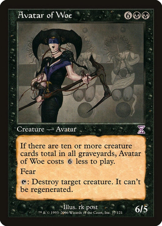 Image for Avatar of Woe (37) (Timeshifted) - Magic: The Gathering