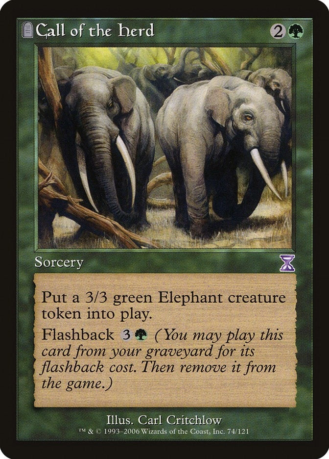 Image for Call of the Herd (74) (Timeshifted) - Magic: The Gathering