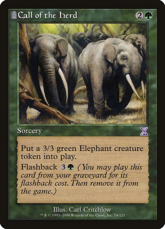 Image for Call of the Herd (74) (Timeshifted) - Magic: The Gathering