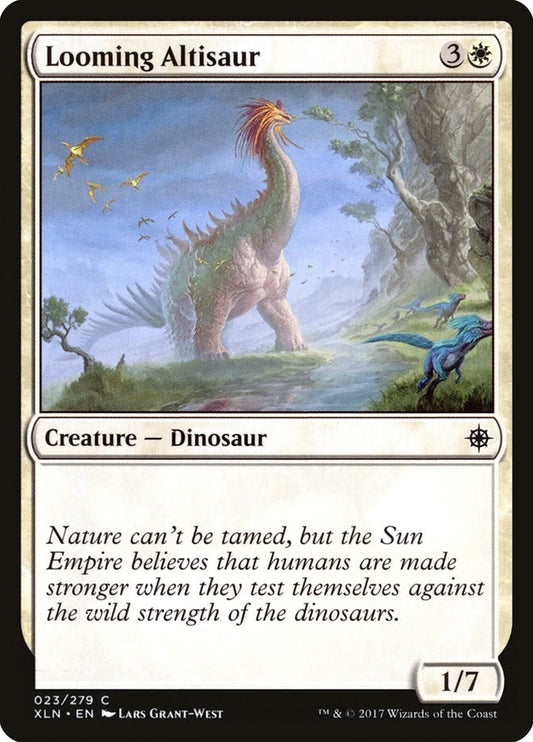 Image for Looming Altisaur (23) (Ixalan) - Magic: The Gathering