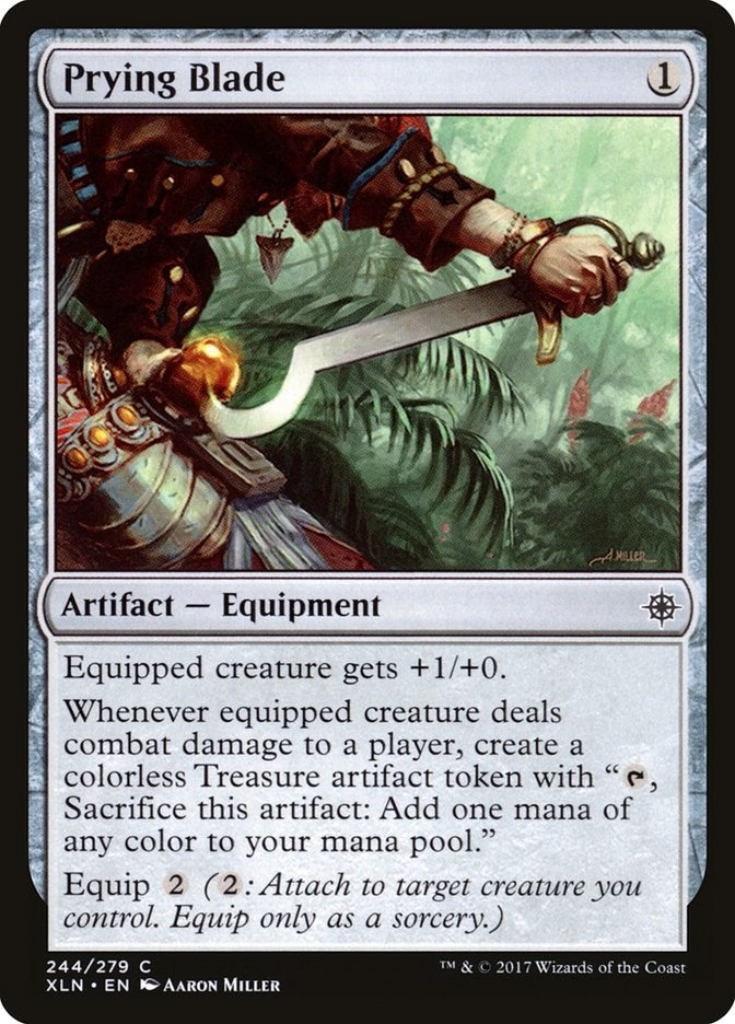 Image for Prying Blade (244) (Ixalan) - Magic: The Gathering