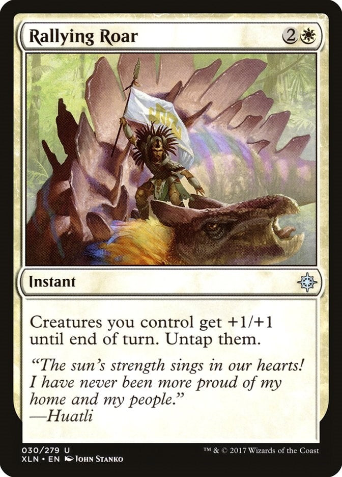 Image for Rallying Roar (30) (Ixalan) - Magic: The Gathering
