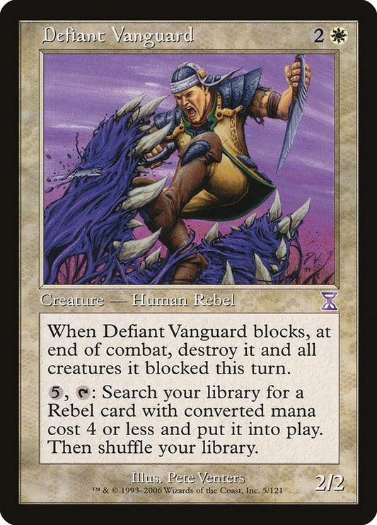 Image for Defiant Vanguard (5) (Timeshifted) - Magic: The Gathering