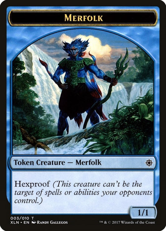 Image for Merfolk Token (3) (Ixalan) - Magic: The Gathering