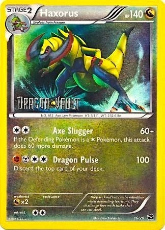 Image for Haxorus - 16/20 (Dragon Vault) (016/020) (Blister Exclusives) - Pokemon