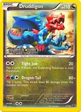 Image for Druddigon - 17/20 (Dragon Vault) (017/020) (Blister Exclusives) - Pokemon