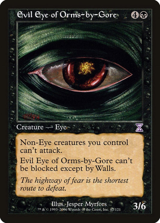 Image for Evil Eye of Orms-by-Gore (42) (Timeshifted) - Magic: The Gathering