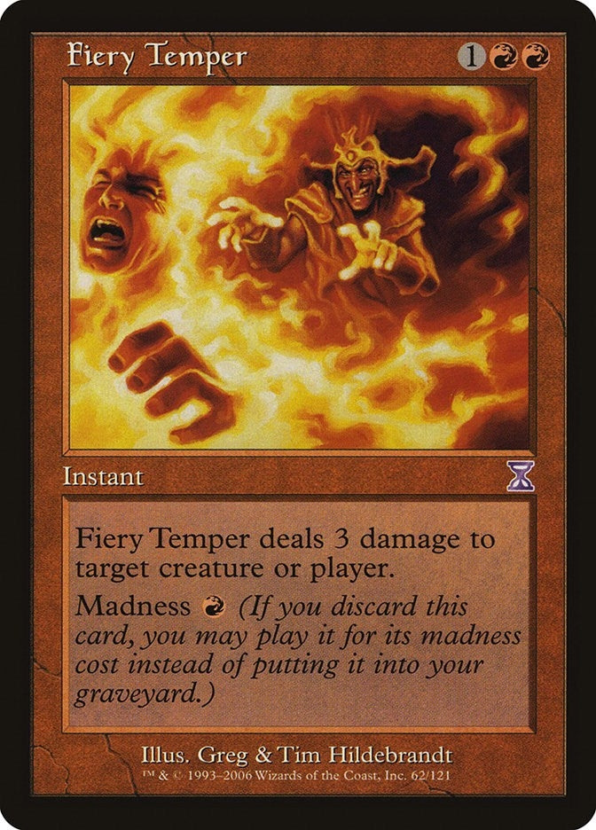 Image for Fiery Temper (62) (Timeshifted) - Magic: The Gathering