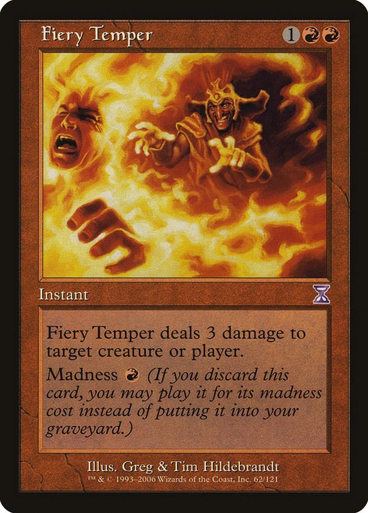 Image for Fiery Temper (62) (Timeshifted) - Magic: The Gathering