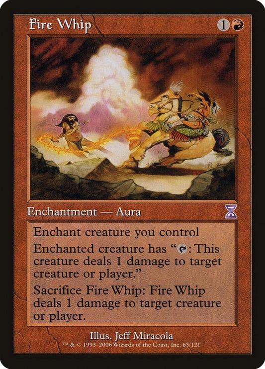 Image for Fire Whip (63) (Timeshifted) - Magic: The Gathering