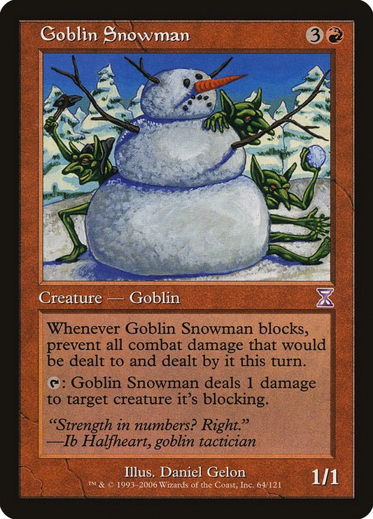 Image for Goblin Snowman (64) (Timeshifted) - Magic: The Gathering
