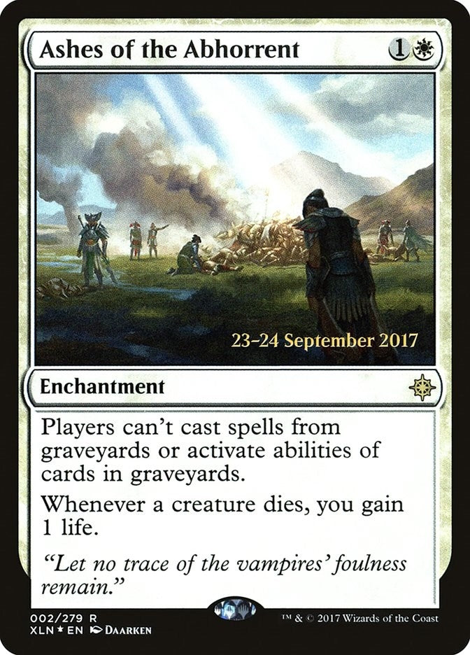Image for Ashes of the Abhorrent (2) (Prerelease Cards) - Magic: The Gathering