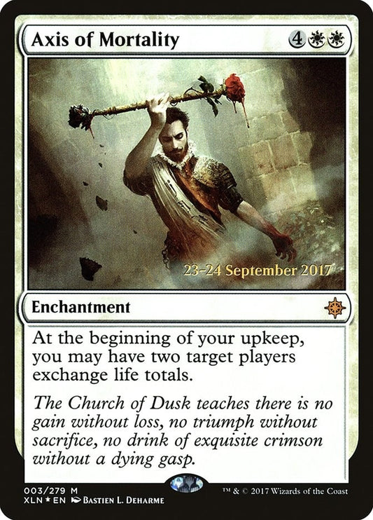 Image for Axis of Mortality (3) (Prerelease Cards) - Magic: The Gathering