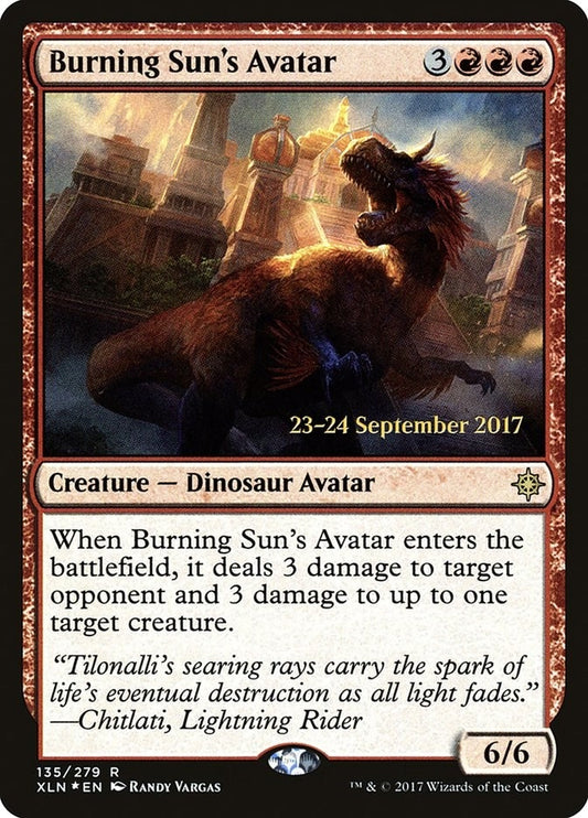 Image for Burning Sun's Avatar (135) (Prerelease Cards) - Magic: The Gathering