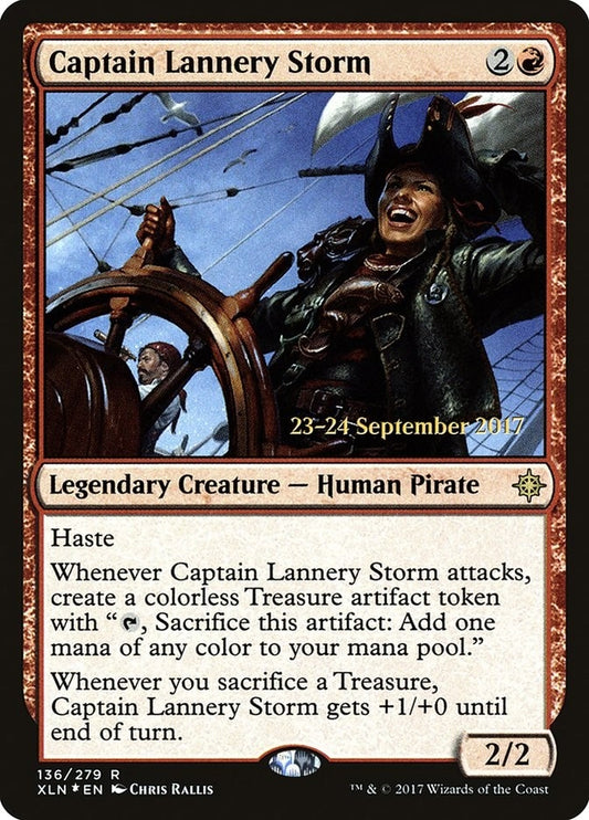 Image for Captain Lannery Storm (136) (Prerelease Cards) - Magic: The Gathering