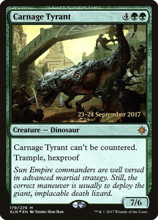 Image for Carnage Tyrant (179) (Prerelease Cards) - Magic: The Gathering