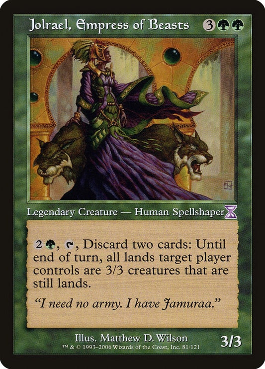 Image for Jolrael, Empress of Beasts (81) (Timeshifted) - Magic: The Gathering