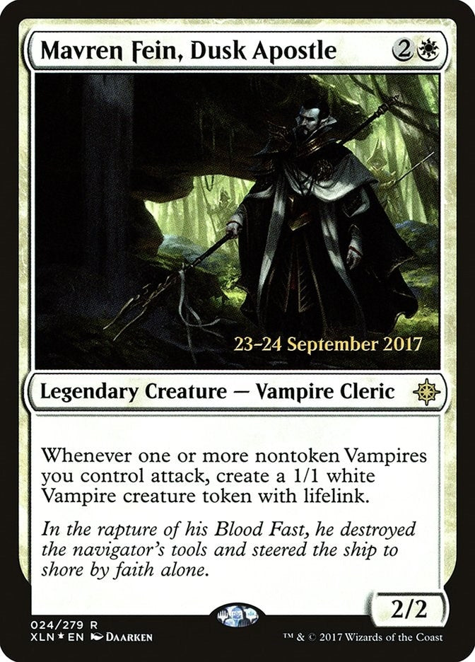 Image for Mavren Fein, Dusk Apostle (24) (Prerelease Cards) - Magic: The Gathering