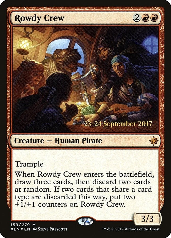Image for Rowdy Crew (159) (Prerelease Cards) - Magic: The Gathering