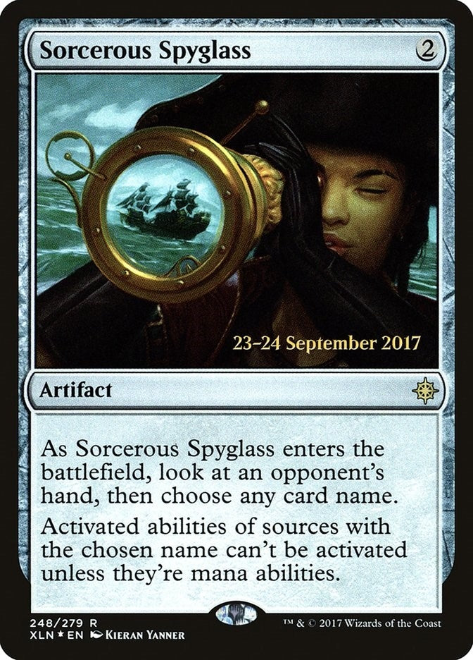 Image for Sorcerous Spyglass (XLN) (248) (Prerelease Cards) - Magic: The Gathering