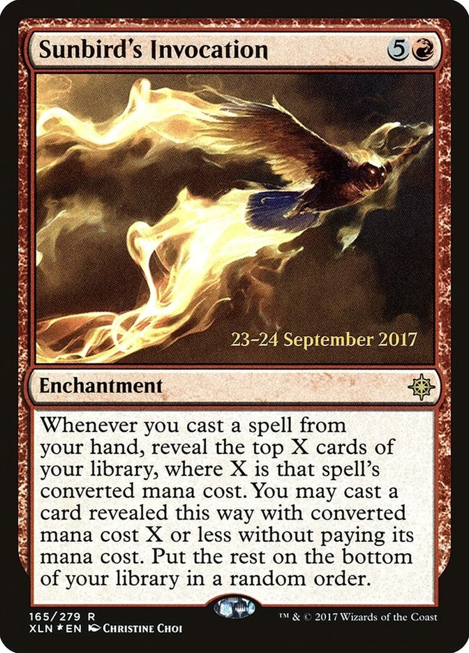 Image for Sunbird's Invocation (165) (Prerelease Cards) - Magic: The Gathering