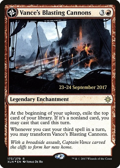 Image for Vance's Blasting Cannons (173) (Prerelease Cards) - Magic: The Gathering