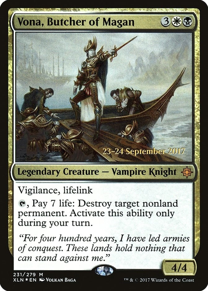 Image for Vona, Butcher of Magan (231) (Prerelease Cards) - Magic: The Gathering