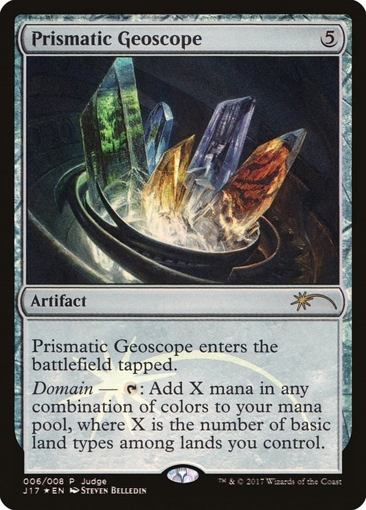 Image for Prismatic Geoscope (6) (Judge Promos) - Magic: The Gathering