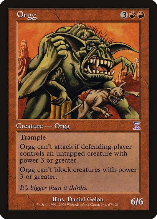 Image for Orgg (67) (Timeshifted) - Magic: The Gathering