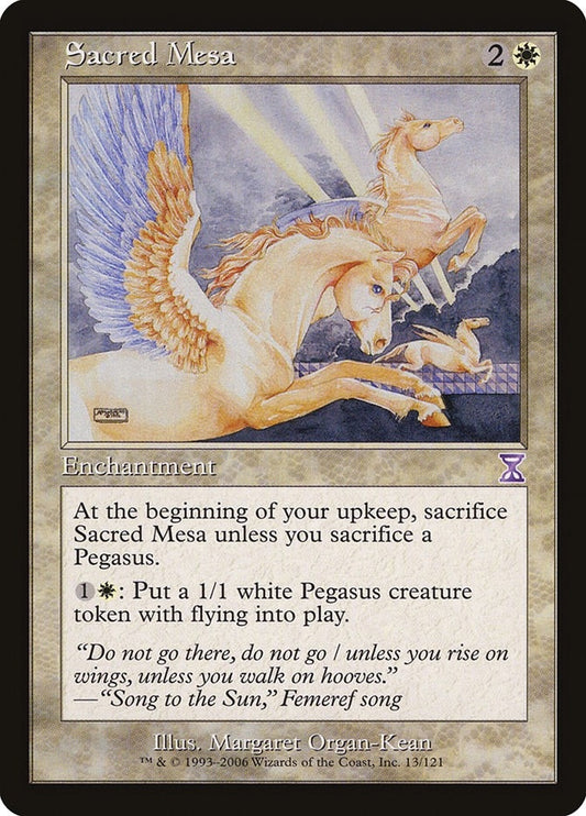 Image for Sacred Mesa (13) (Timeshifted) - Magic: The Gathering