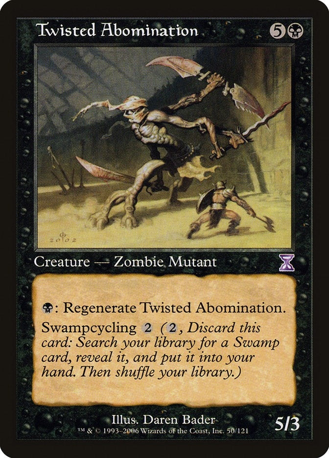 Image for Twisted Abomination (50) (Timeshifted) - Magic: The Gathering