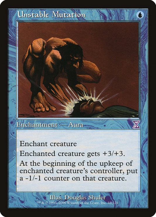 Image for Unstable Mutation (33) (Timeshifted) - Magic: The Gathering