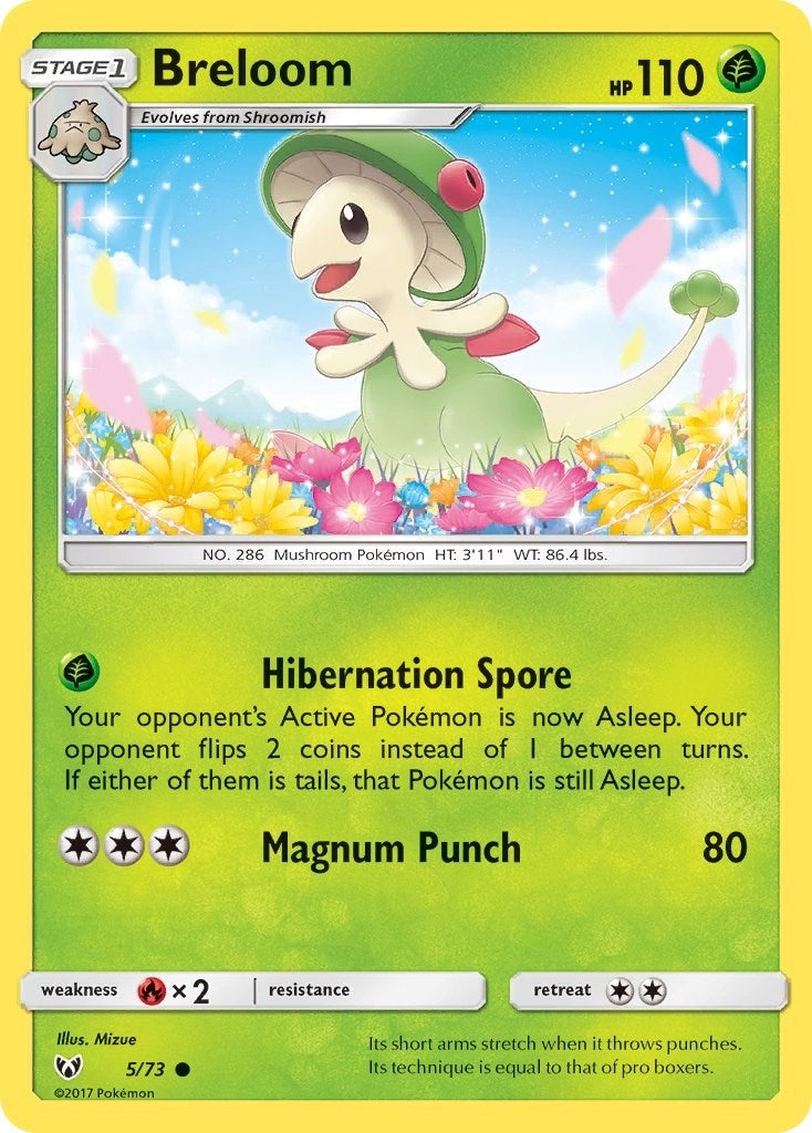 Image for Breloom (5/73) (Shining Legends) - Pokemon