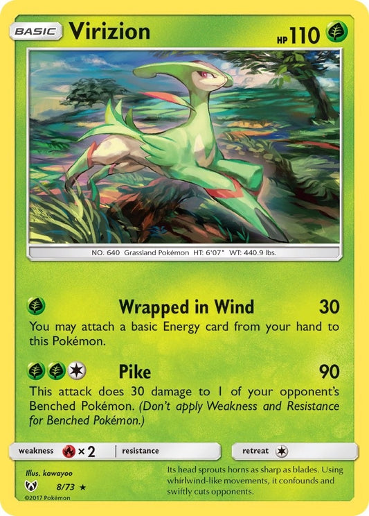 Image for Virizion (8/73) (Shining Legends) - Pokemon