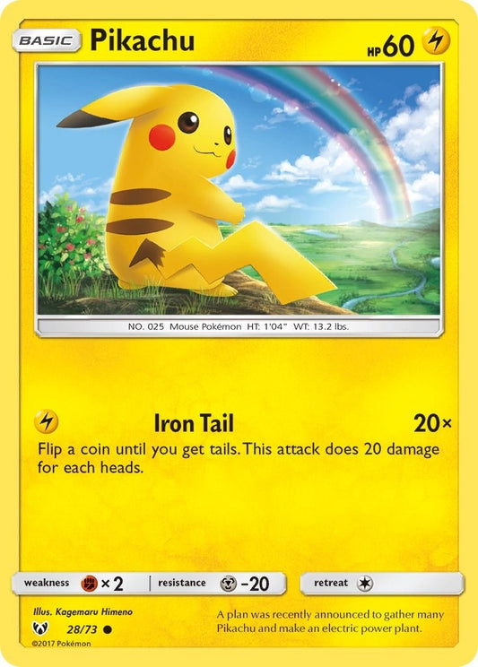 Image for Pikachu (28/73) (Shining Legends) - Pokemon