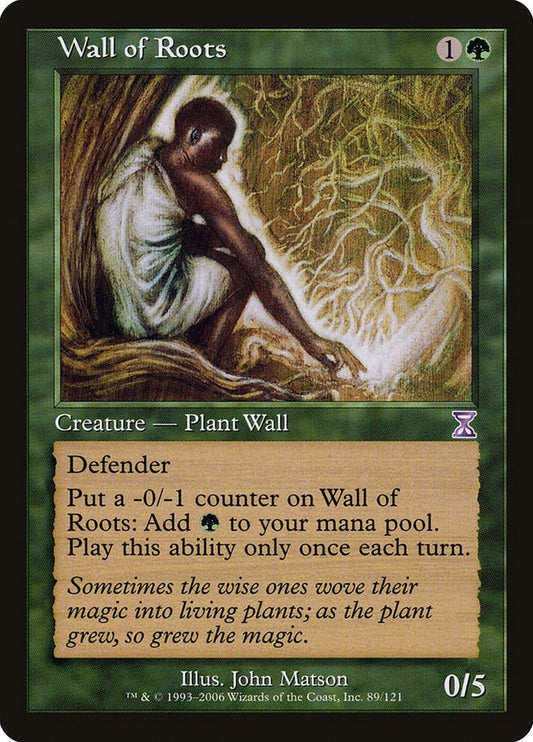 Image for Wall of Roots (89) (Timeshifted) - Magic: The Gathering