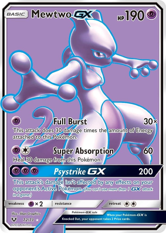 Image for Mewtwo GX (Full Art) (72/73) (Shining Legends) - Pokemon