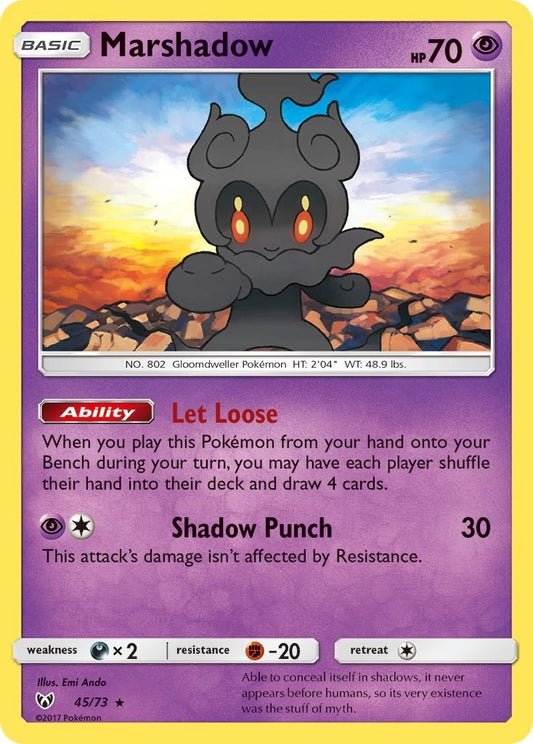 Image for Marshadow (45/73) (Shining Legends) - Pokemon