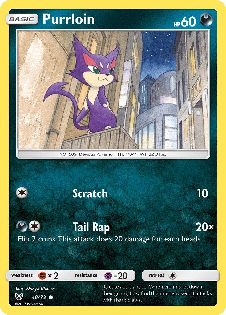 Image for Purrloin (48/73) (Shining Legends) - Pokemon