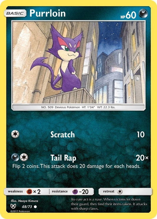 Image for Purrloin (48/73) (Shining Legends) - Pokemon