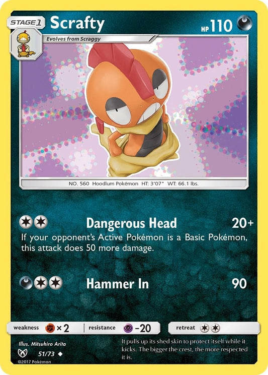 Image for Scrafty (51/73) (Shining Legends) - Pokemon