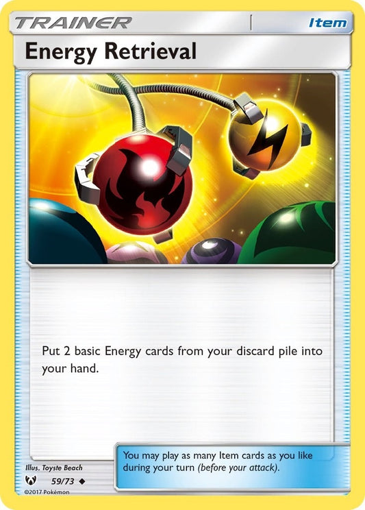 Image for Energy Retrieval (59/73) (Shining Legends) - Pokemon