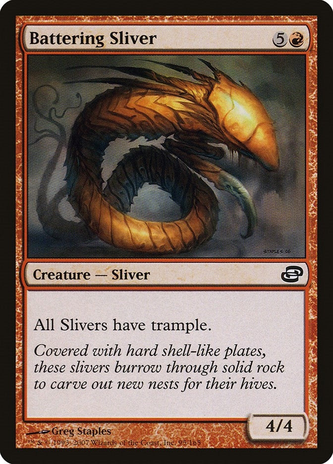 Image for Battering Sliver (95) (Planar Chaos) - Magic: The Gathering