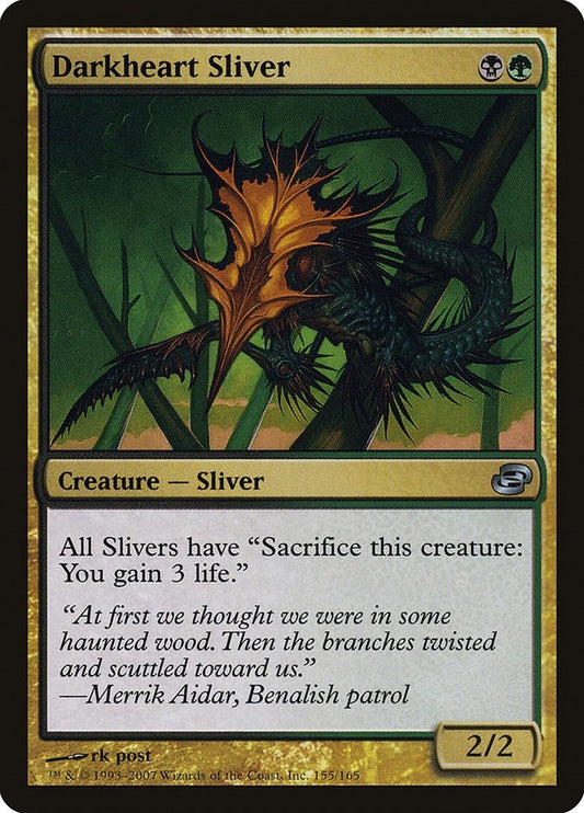 Image for Darkheart Sliver (155) (Planar Chaos) - Magic: The Gathering